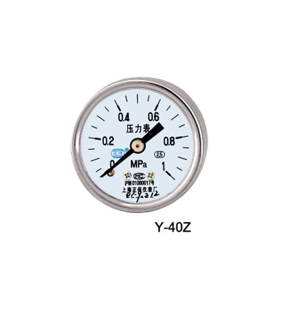 Y-40Z正保轴向压力表