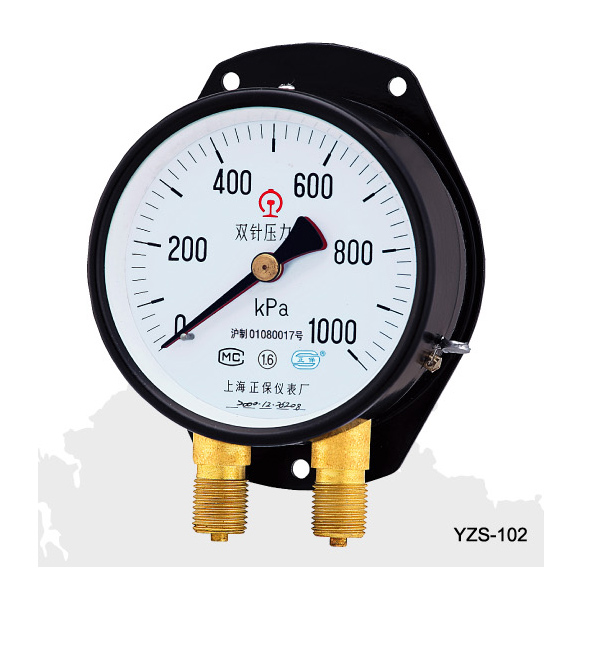 正保YSZ-102双针双管压力表
